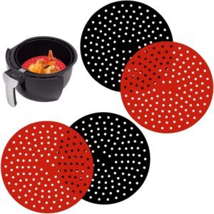 4 Pcs Non Stick Reusable Air Fryer Liners